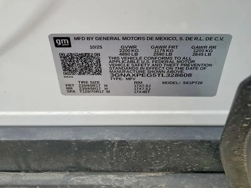 2026 CHEVROLET EQUINOX LT  