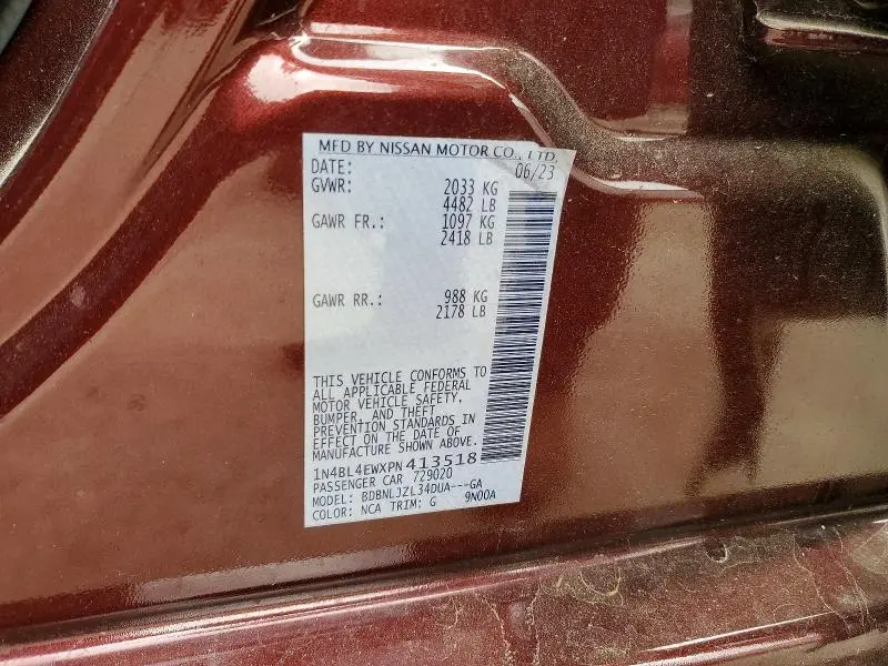 2023 NISSAN ALTIMA SL  