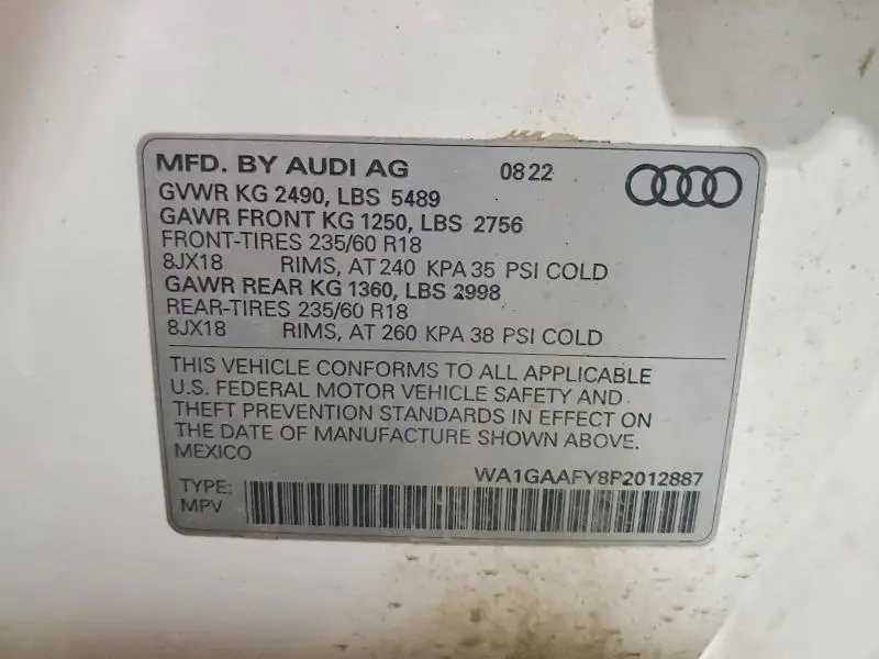 2023 AUDI Q5 PREMIUM 45  