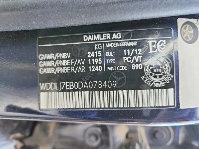 2013 MERCEDES-BENZ CLS 63 AMG  