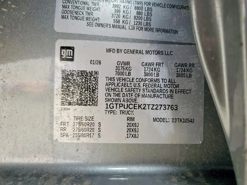 2026 GMC SIERRA K1500 ELEVATION  