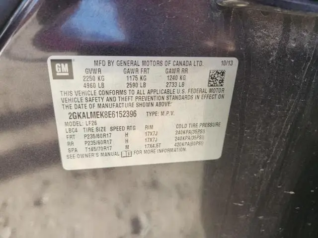 2014 GMC TERRAIN SLE  