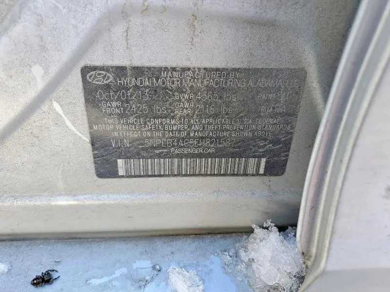 2014 HYUNDAI SONATA GLS  