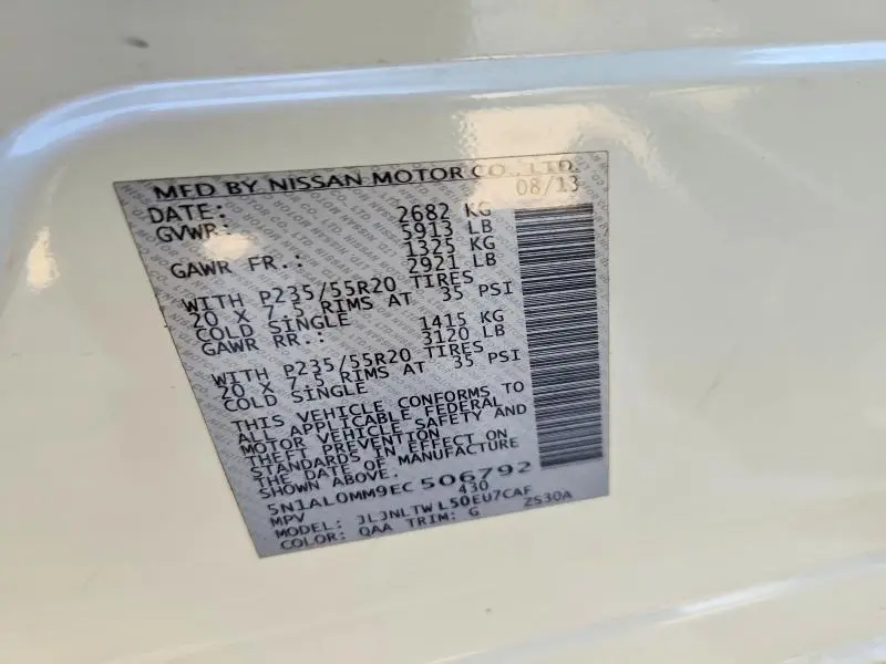 2014 INFINITI QX60 BASE  