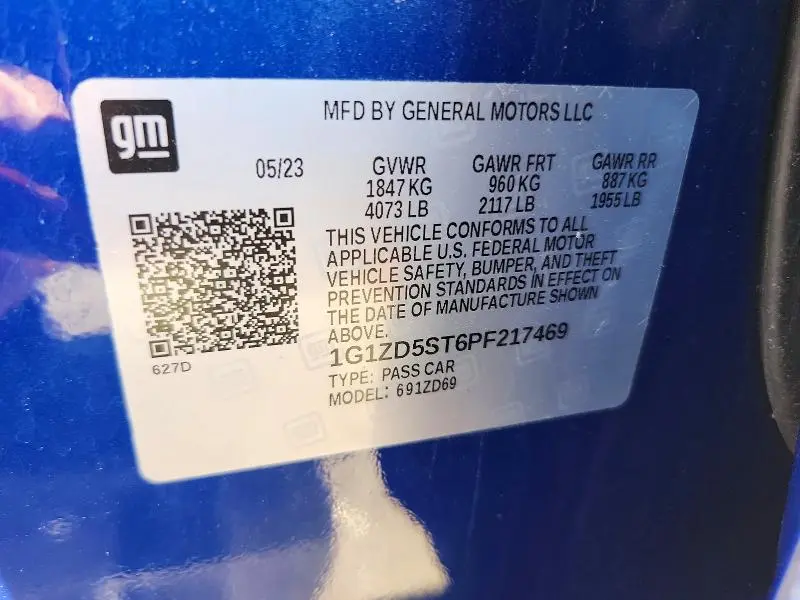 2023 CHEVROLET MALIBU LT  