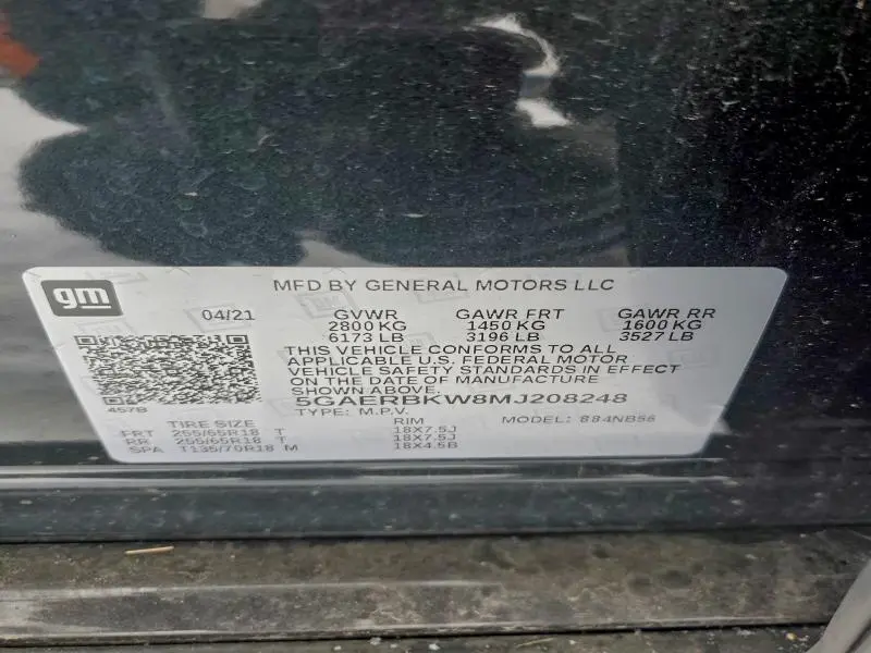 2021 BUICK ENCLAVE ESSENCE  