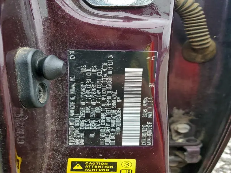 2011 TOYOTA HIGHLANDER BASE  