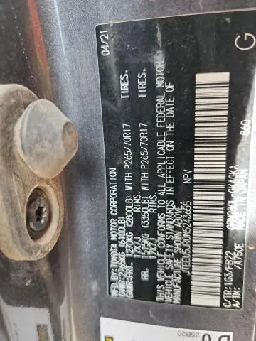 2021 TOYOTA 4RUNNER SR5  