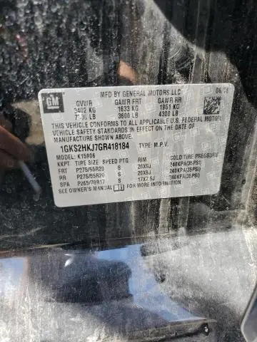 2016 GMC YUKON XL DENALI  