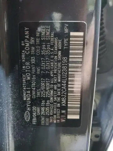 2020 HYUNDAI TUCSON SE  