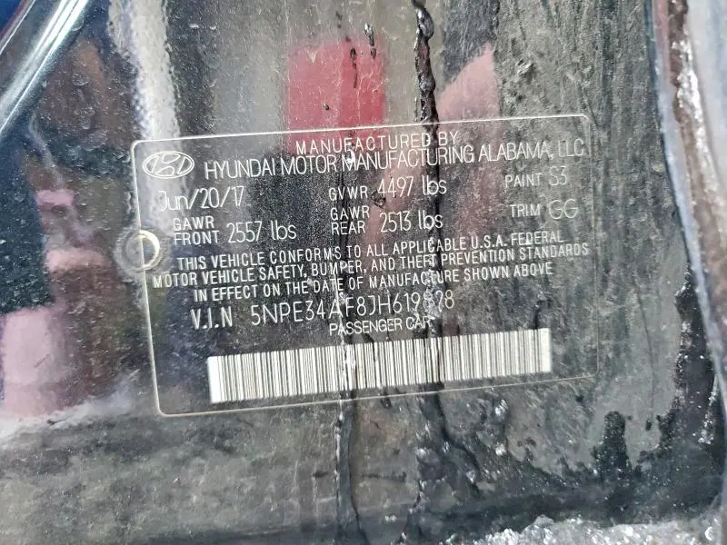 2018 HYUNDAI SONATA SPORT  