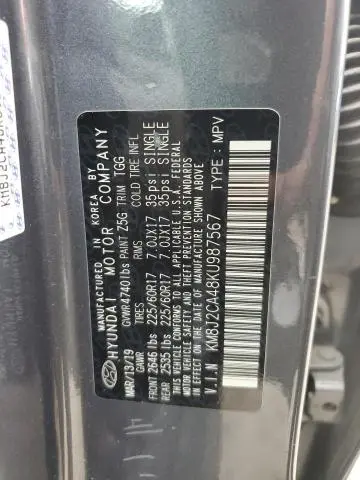 2019 HYUNDAI TUCSON SE  