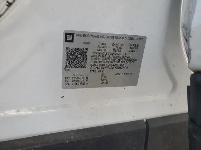 2019 CHEVROLET EQUINOX LS