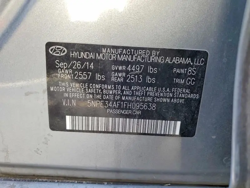 2015 HYUNDAI SONATA SPORT  
