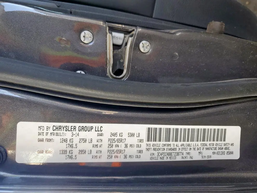 2014 DODGE JOURNEY SE  