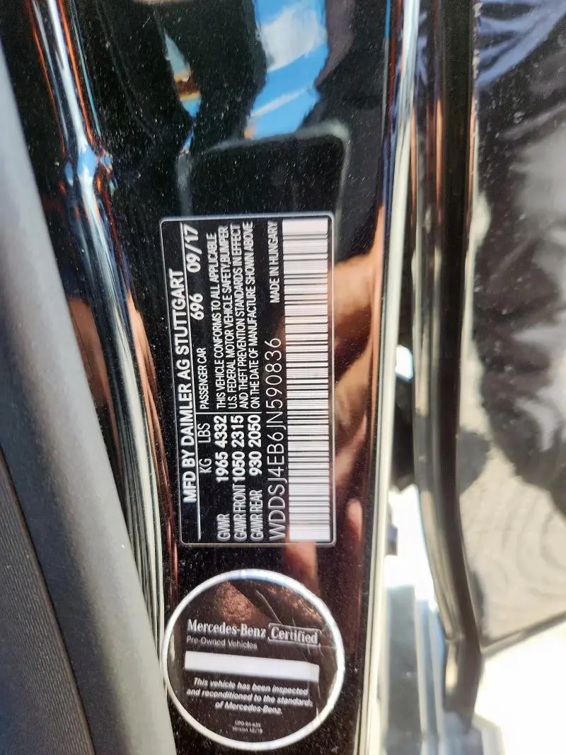 2018 MERCEDES-BENZ CLA 250