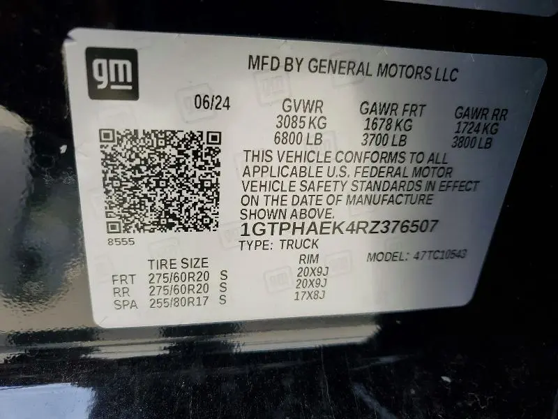 2024 GMC SIERRA C1500  