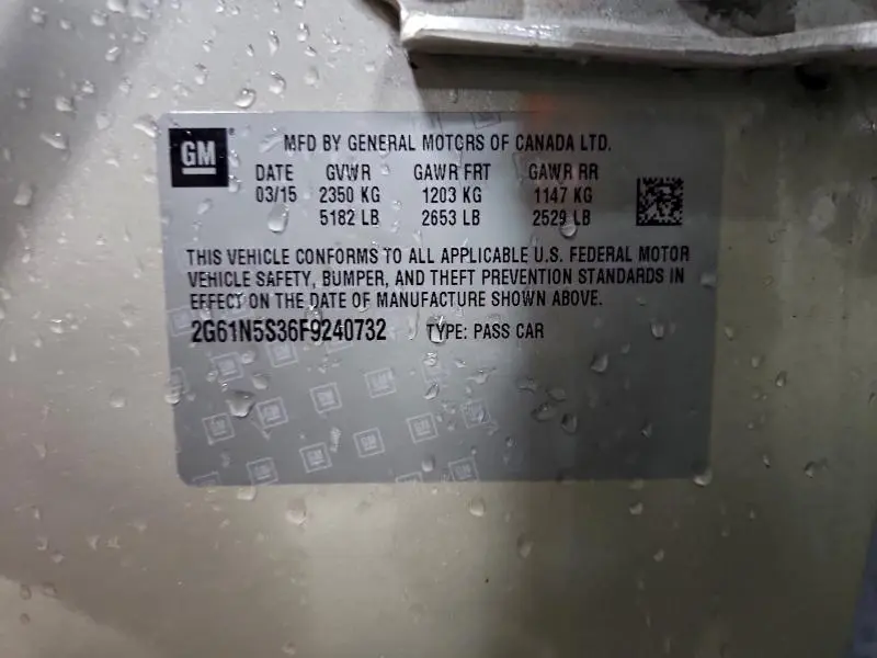 2015 CADILLAC XTS LUXURY COLLECTION  