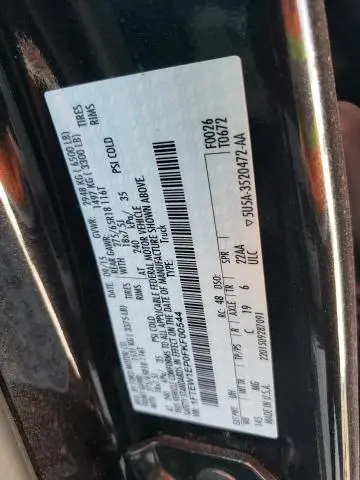 2015 FORD F150 SUPERCREW  