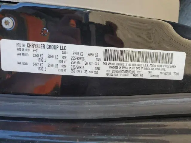 2011 DODGE GRAND CARAVAN EXPRESS  