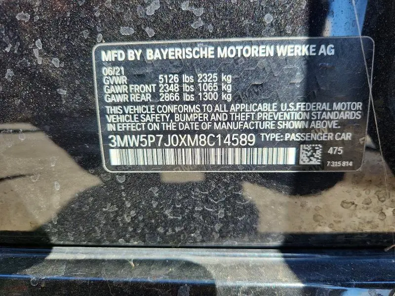 2021 BMW 330E   