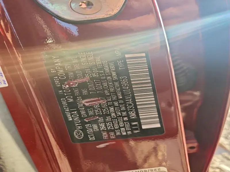 2020 HYUNDAI TUCSON LIMITED  