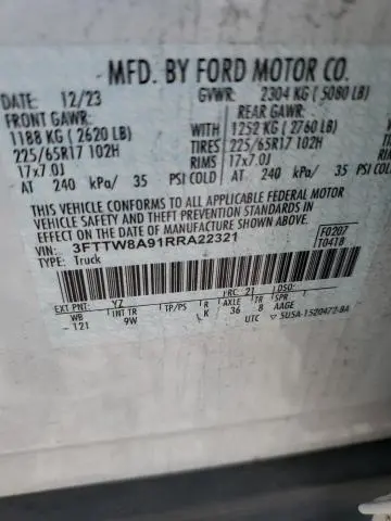 2024 FORD MAVERICK XL  