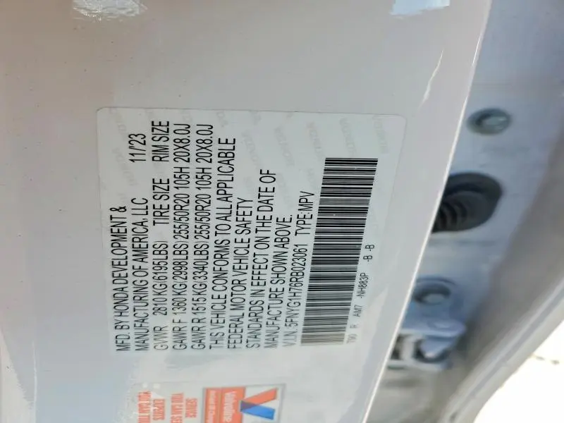 2024 HONDA PILOT TOURING  