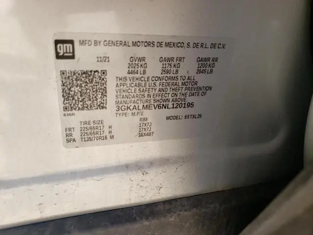 2022 GMC TERRAIN SLE  