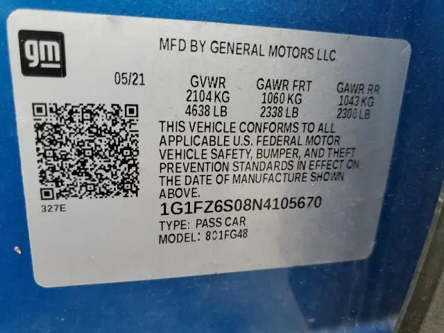 2022 CHEVROLET BOLT EUV PREMIER  