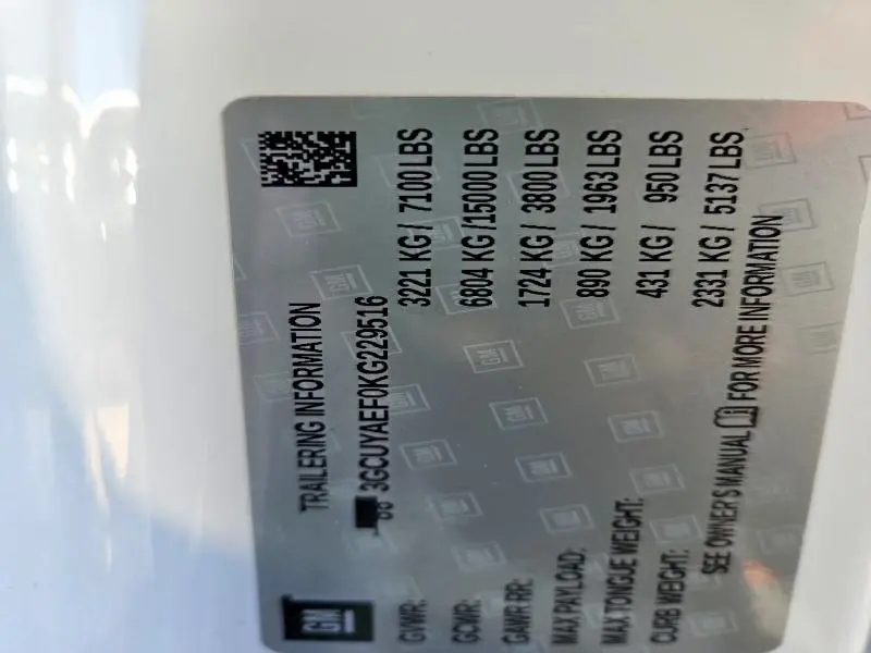 2019 CHEVROLET SILVERADO K1500  