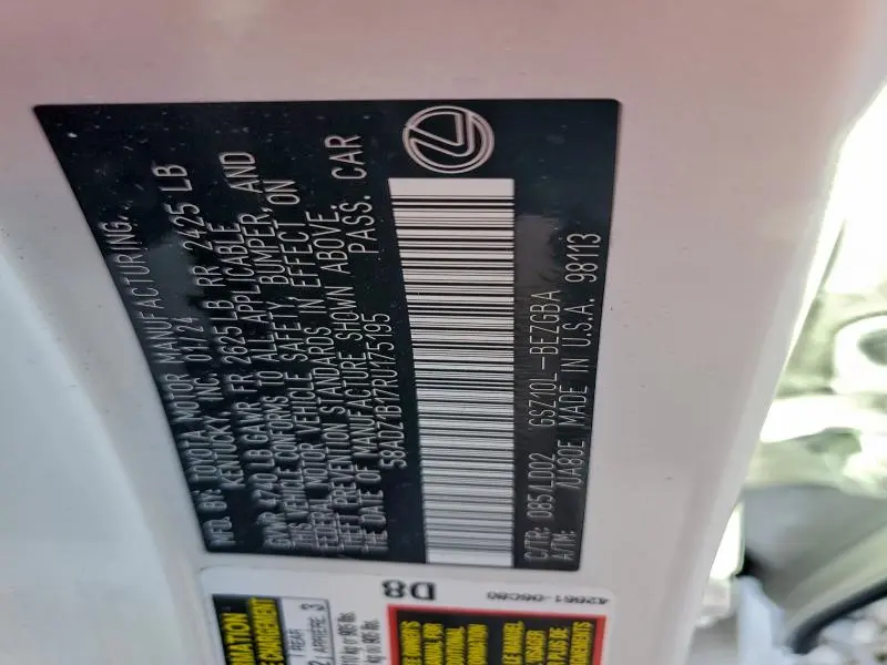 2024 LEXUS ES 350 BASE  