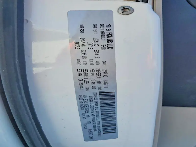 2018 CHRYSLER PACIFICA LIMITED  