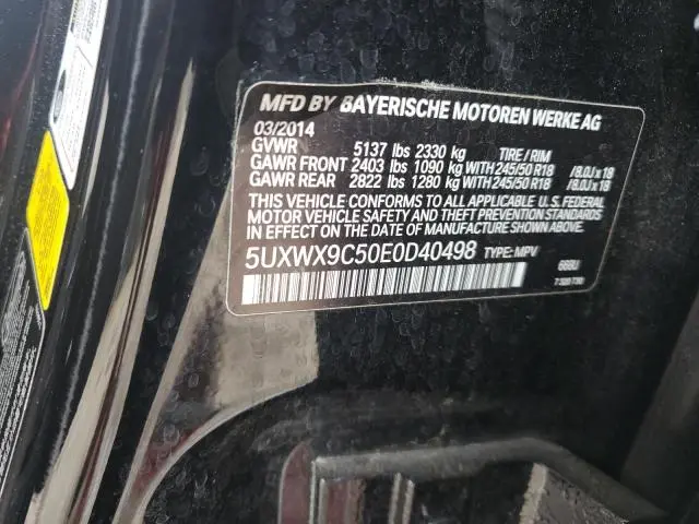 2014 BMW X3 XDRIVE28I  