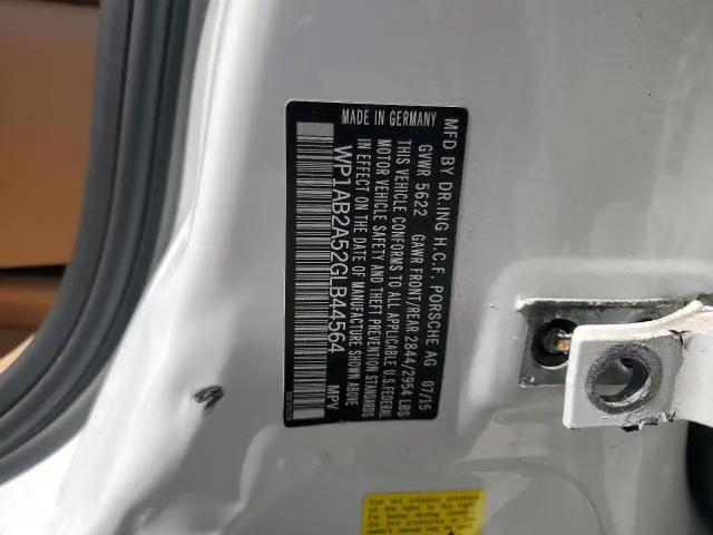 2016 PORSCHE MACAN S