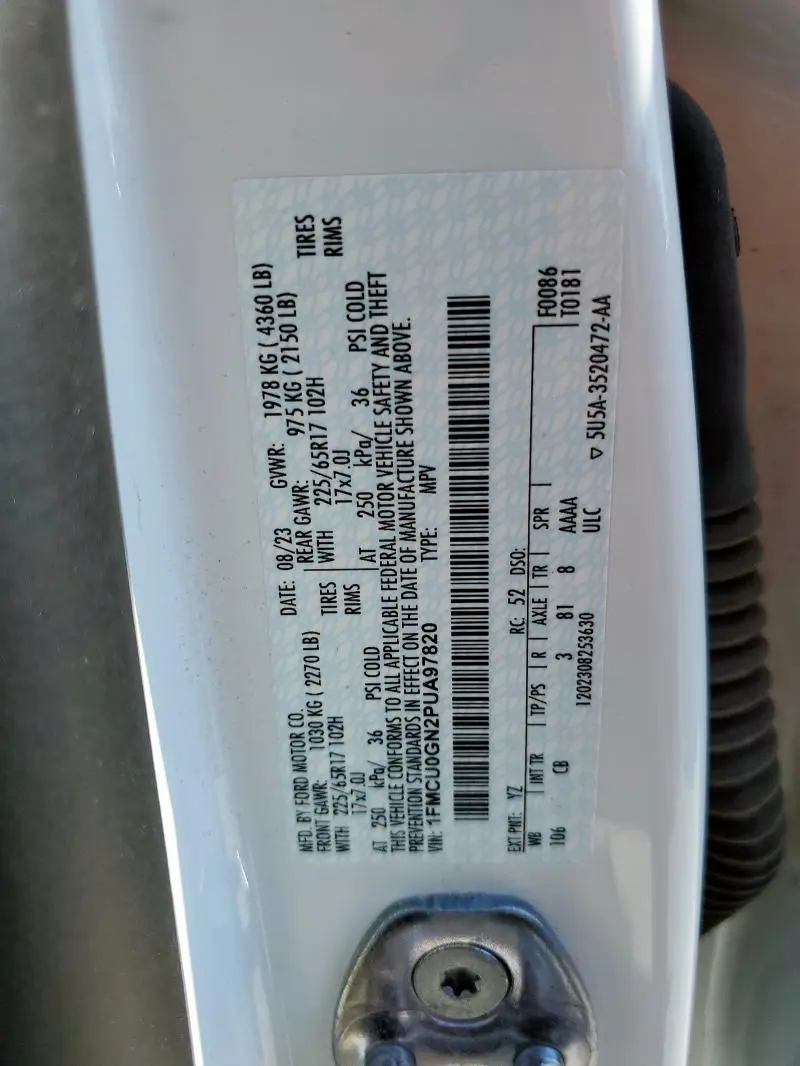 2023 FORD ESCAPE ACTIVE  