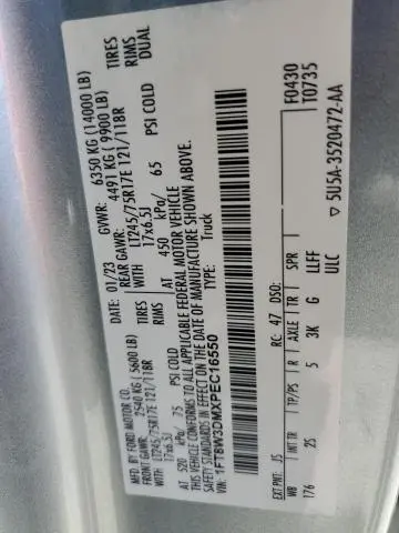 2023 FORD F350 SUPER DUTY  