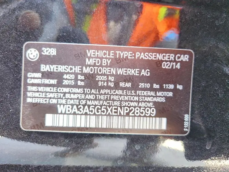 2014 BMW 328 I  