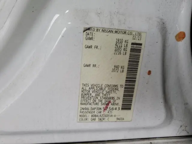 2013 NISSAN ALTIMA 2.5