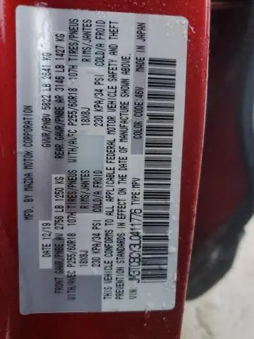 2020 MAZDA CX-9 TOURING  