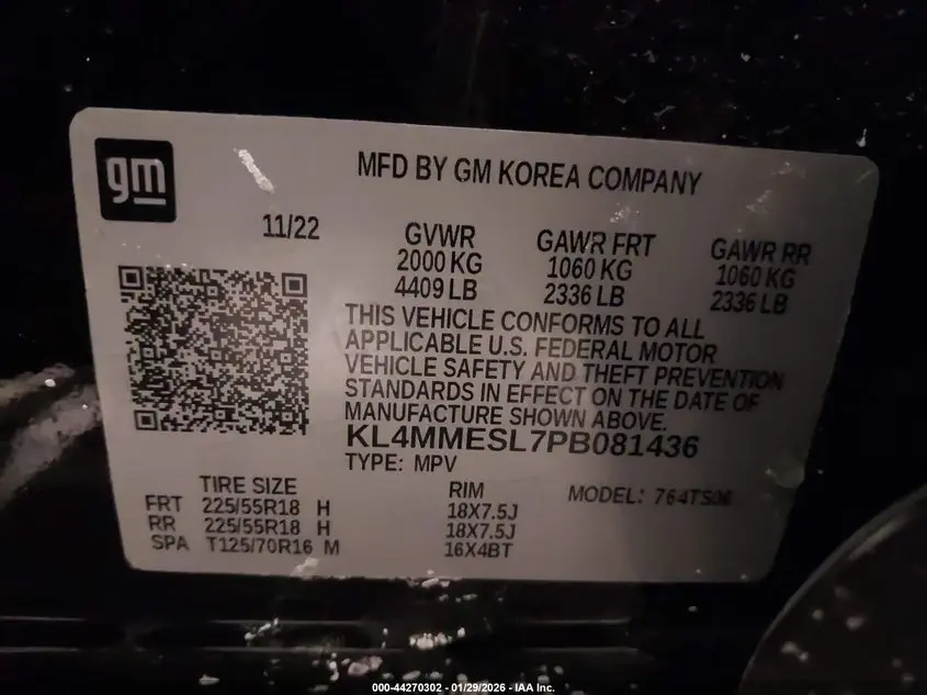 2023 BUICK ENCORE GX SELECT AWD