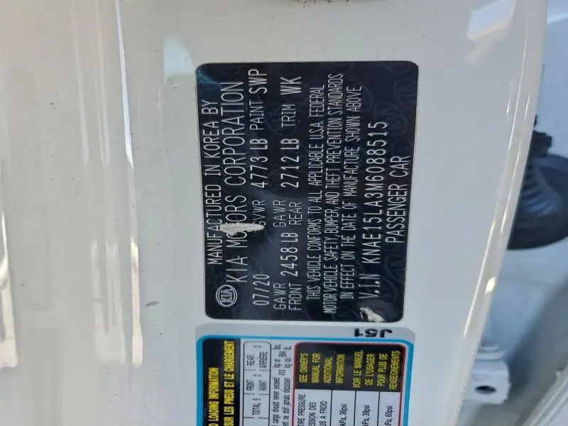 2021 KIA STINGER GT-LINE