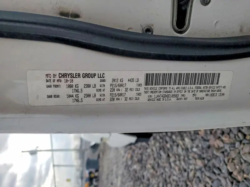 2011 JEEP PATRIOT LATITUDE  