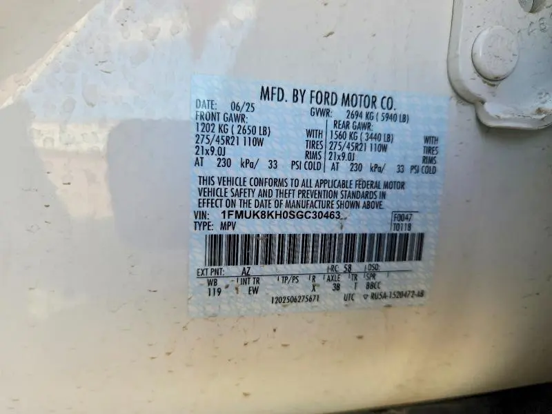 2025 FORD EXPLORER ST-LINE  