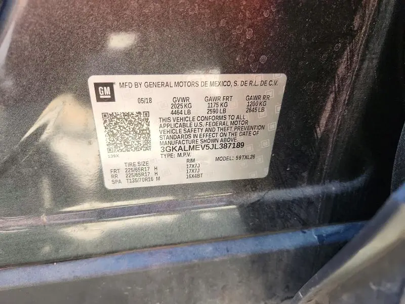 2018 GMC TERRAIN SLE  