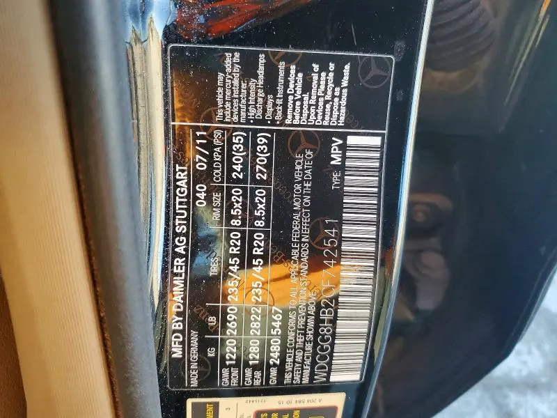 2012 MERCEDES-BENZ GLK 350 4MATIC  