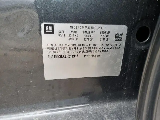 2014 CHEVROLET MALIBU LS  