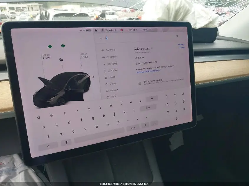 2021 TESLA MODEL Y STANDARD RANGE REAR-WHEEL DRIVE