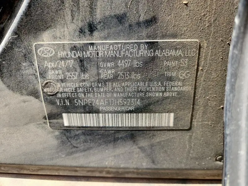 2018 HYUNDAI SONATA SE  