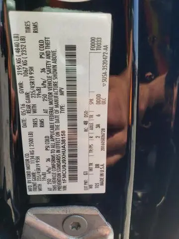 2017 FORD ESCAPE TITANIUM  
